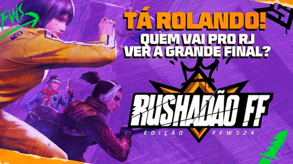 Tela inicial Rushadão FF - Edição FFWS24